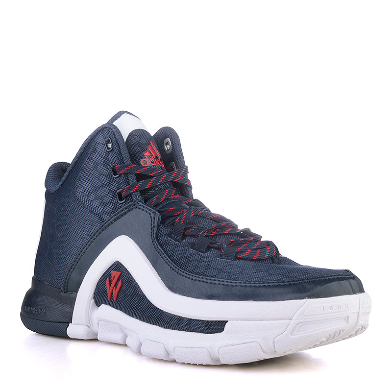 мужские синие баскетбольные кроссовки  adidas J Wall 2 S85576 - цена, описание, фото 1